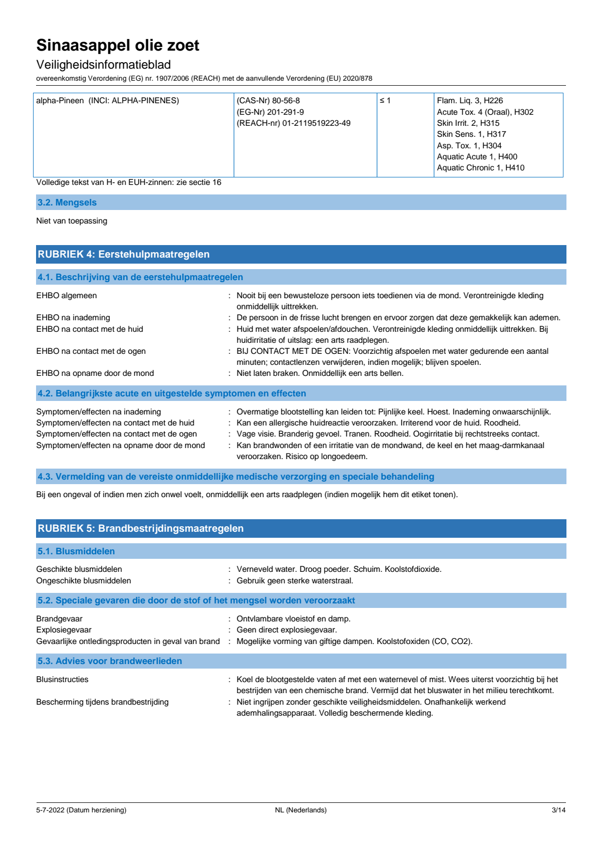 Essentiële Olie Sinaasappel afbeelding van document #3, label