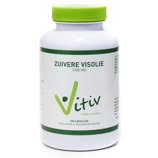 Vitiv Zuivere Visolie 1000mg Capsules 180CP