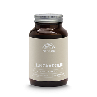 Mattisson HealthStyle Lijnzaadolie 1000mg Capsules 90CP