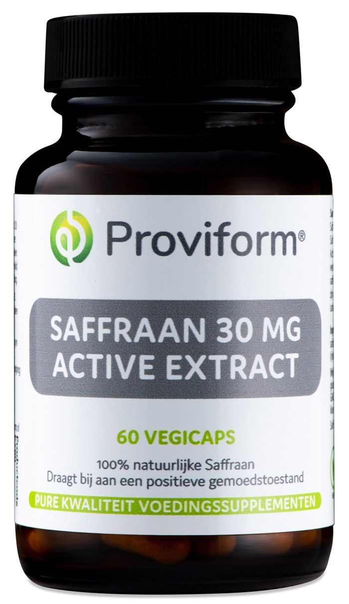 Proviform Saffraan 30mg Active Extract Vegicaps afbeelding