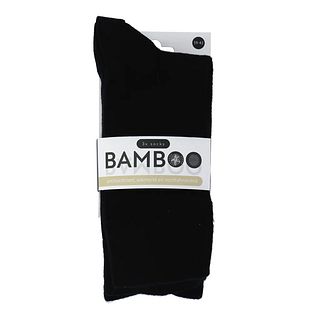 Naproz Bamboo Airco Sokken Zwart 3-Pack 39-42 3PR Naproz Bamboo Airco Sokken Zwart 3-Pack 39-42 3PR