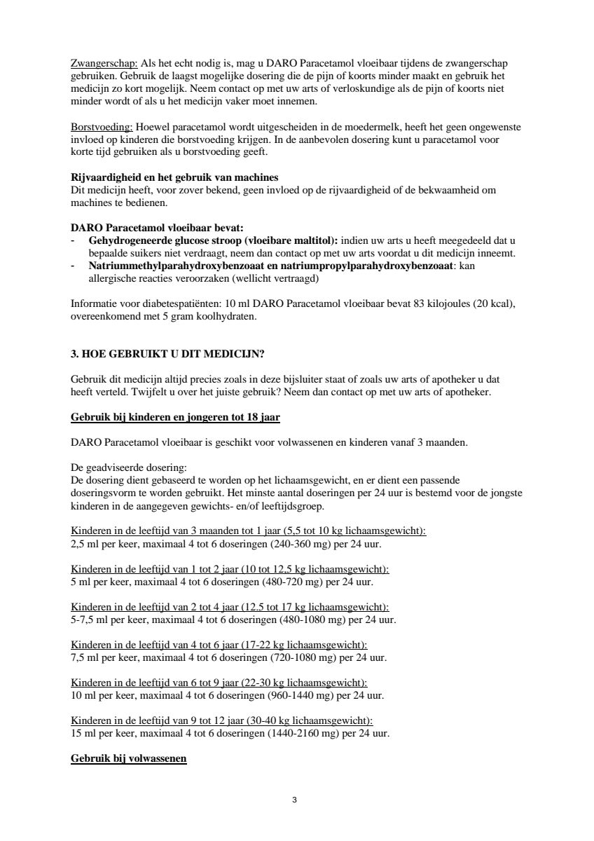Vloeibare Paracetamol afbeelding van document #3, leaflet