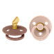 BIBS Fopspeen 0-6 Maanden Anatomic Blush/Woodchuck 2ST