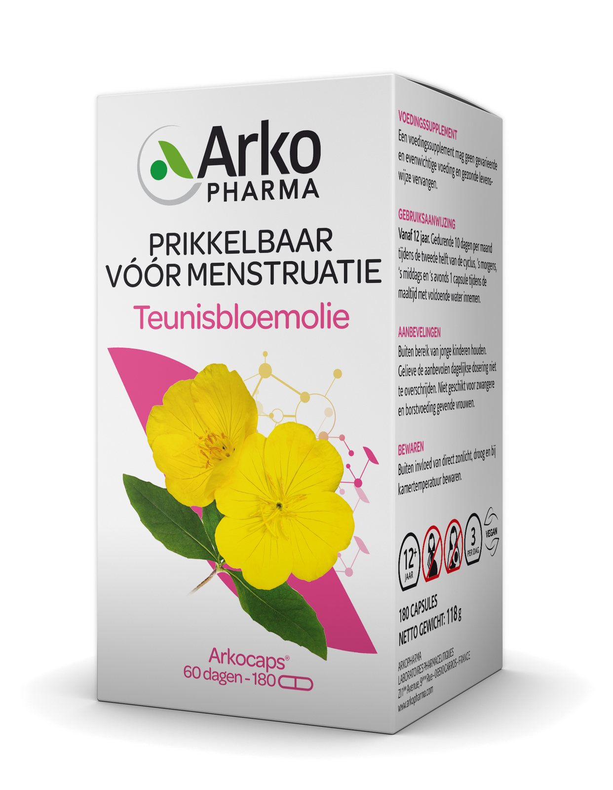 Arkocaps Teunisbloemolie Capsules 180CP