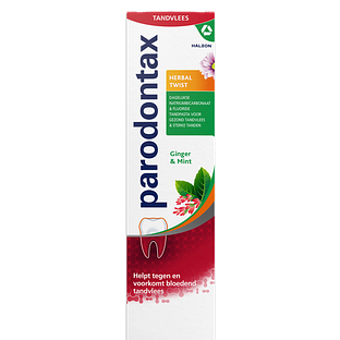 Parodontax Tandpasta Herbal Twist - dagelijkse tandpasta tegen bloedend tandvlees 75ML