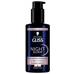 Schwarzkopf Gliss Night Elixer Overnight Reconstruction 100ML