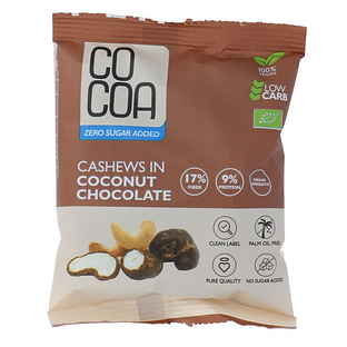 Cocoa Coconut Chocolate Cashews 70GR