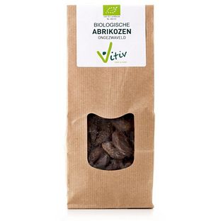 Vitiv Biologische Abrikozen Ongezwaveld 500GR Vitiv Biologische Abrikozen Ongezwaveld 500GR