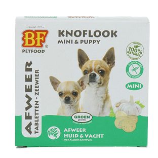 Biofood Knoflook Mini & Puppy Afweer Huid & Vacht Tabletten 100TB