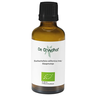 De Cruydhof Cruydhof Eschscholtzia California Hrb/Slaapmutsje Druppels 50ML De Cruydhof Cruydhof Eschscholtzia California Hrb/Slaapmutsje Druppels 50ML