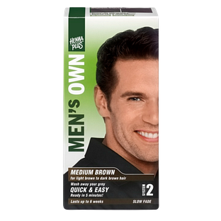 Hennaplus Men's Own Haarkleuring Medium Brown 80ML