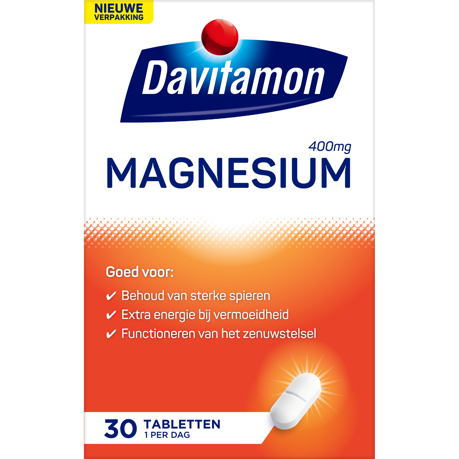 Davitamon Magnesium 400mg Tabletten 30TB