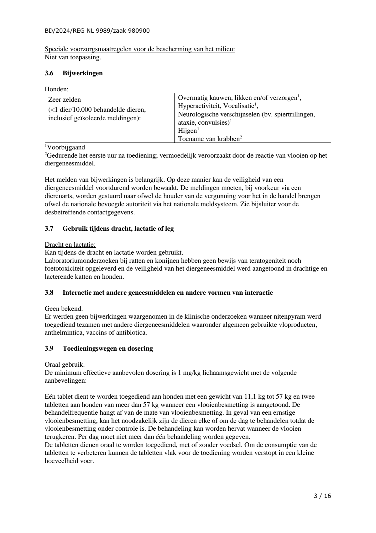 Vlo Kill Tabletten Grote Honden afbeelding van document #3, leaflet