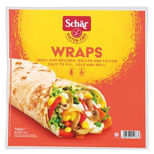 Schar Tortilla Wraps Glutenvrij 160GR