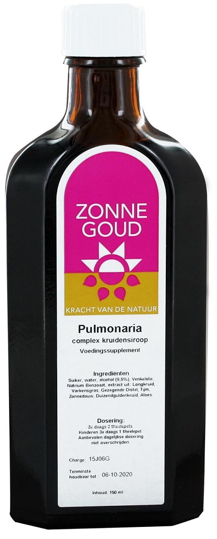 Zonnegoud Pulmonaria Complex Siroop afbeelding