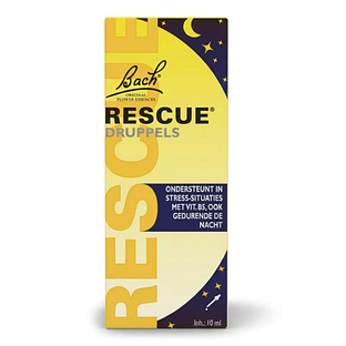 Bach Rescue Nacht Druppels Zonder Alcohol 10ML