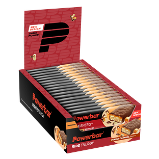 Powerbar Ride Energy Bar Peanut Caramel Voordeelverpakking 18x55GR Powerbar Ride Energy Bar Peanut Caramel Voordeelverpakking 18x55GR