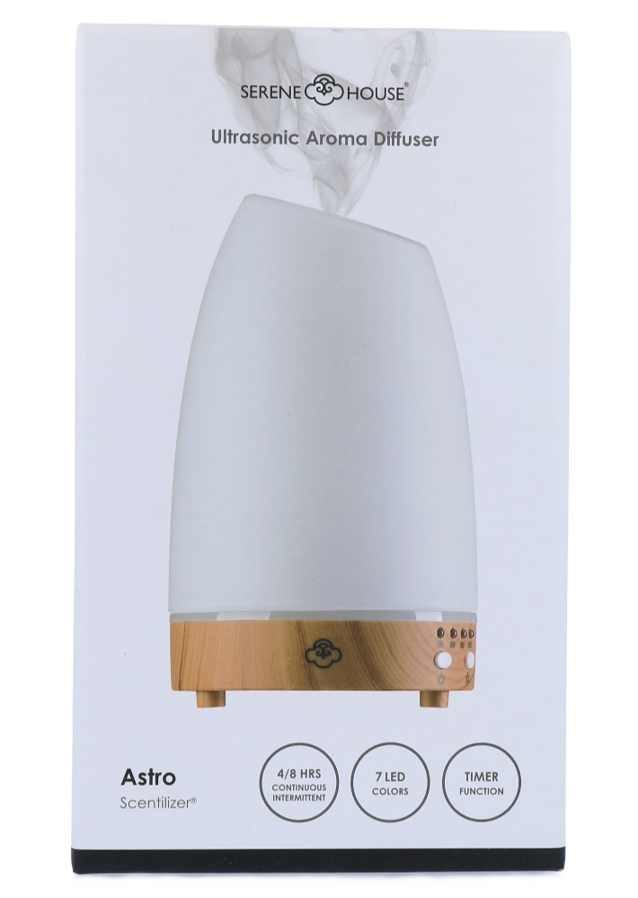 Serene Glazen Diffuser Astro Wit afbeelding