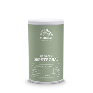 Mattisson HealthStyle Biologische Gerstegras Poeder 125GR