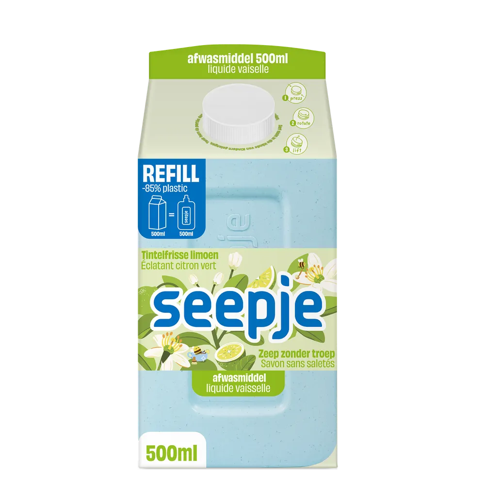 Seepje Afwasmiddel Refill Tintelfrisse Limoen