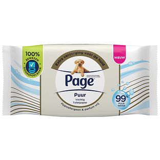Page Puur Vochtig Toiletpapier 38ST