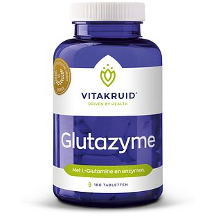 Vitakruid Glutazyme oa Spijsverteringsenzymen en L-Glutamine 180TB