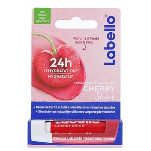 Labello Cherry Shine Lippenbalsem 4,8GR Labello Cherry Shine Lippenbalsem 4,8GR