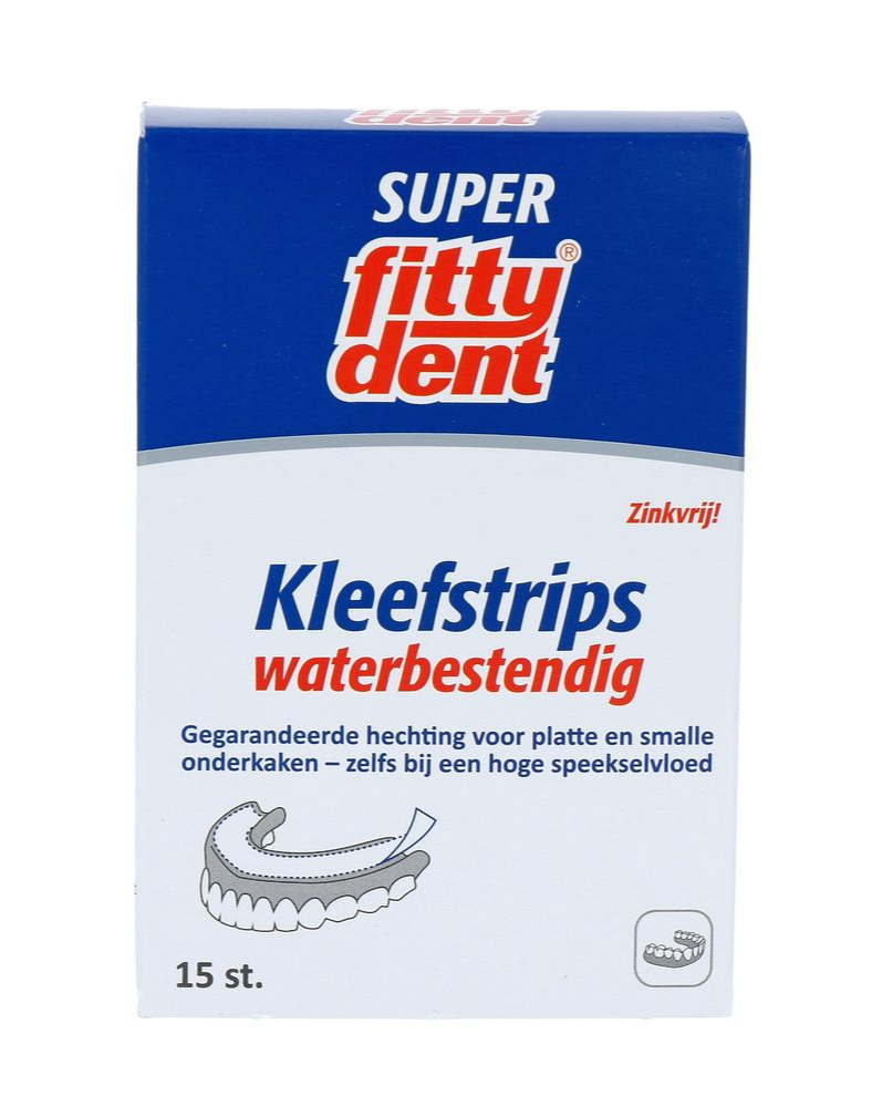 Fittydent Super Kleefstrips Waterbestendig afbeelding