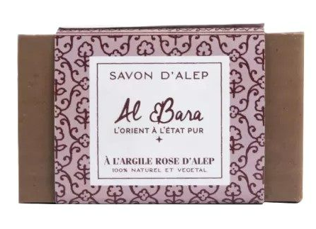 Al Bara Aleppo Zeep Pure Olijfolie & Roze Klei afbeelding