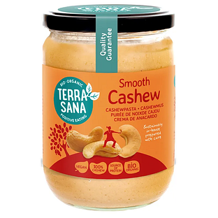 TerraSana Smooth Cashewpasta 500GR TerraSana Smooth Cashewpasta 500GR