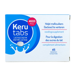 Kerutabs Lactase Enzym 4600 FCC Tabletten 45TB