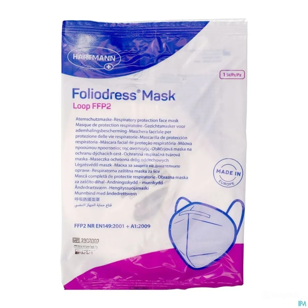 Hartmann Loop FFP2 Foliodress Masker