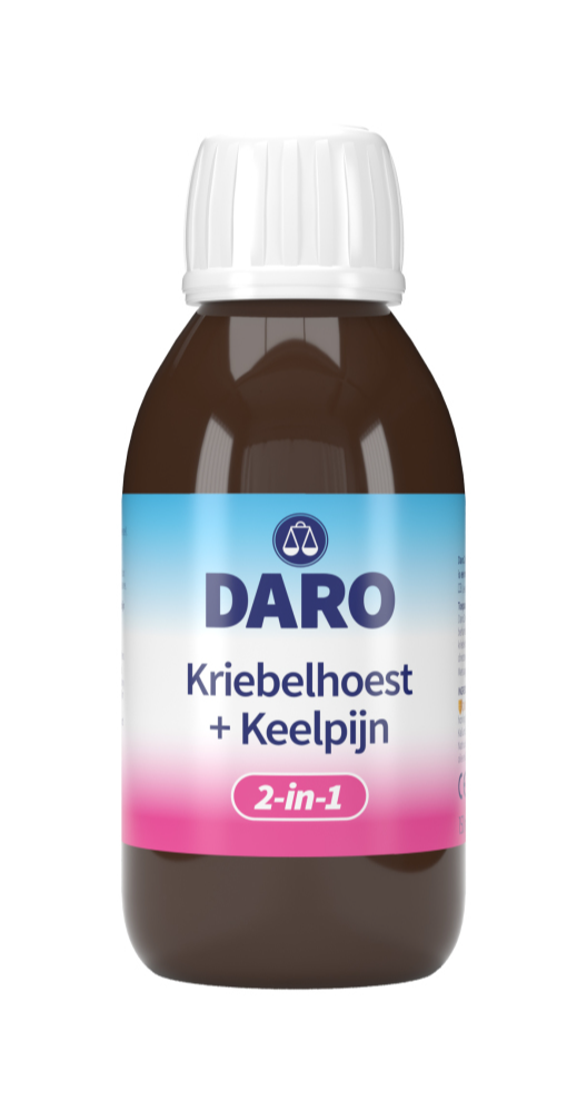 Daro 2-in-1 Kriebelhoest + Keelpijn Drank afbeelding