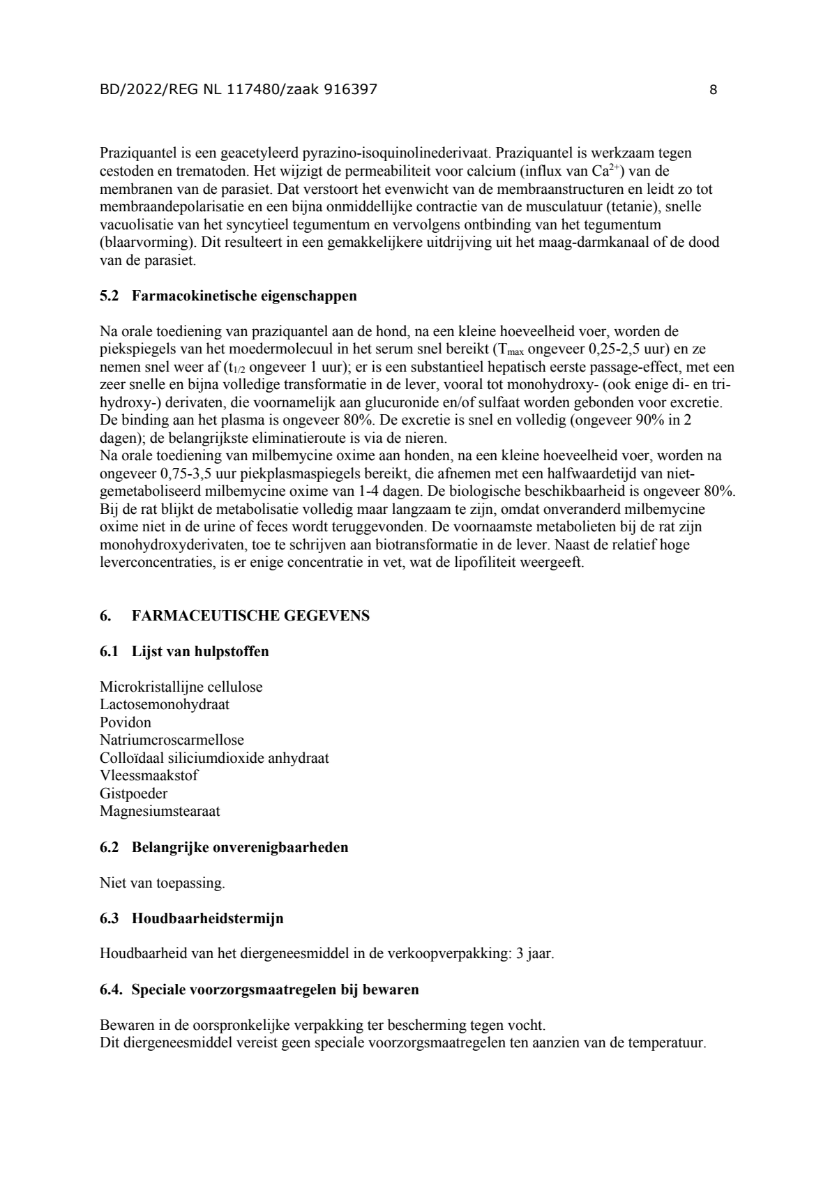Milquestra Ontwormingsmiddel Honden vanaf 5KG afbeelding van document #8, leaflet
