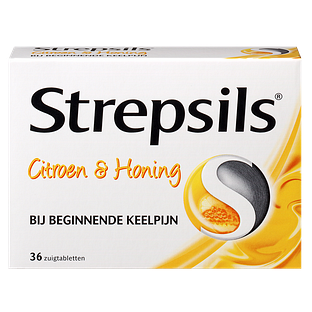 Strepsils Citroen & Honing Zuigtabletten 36ST