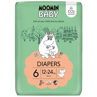 Moomin Baby Luier Maat 6 Junior 34ST