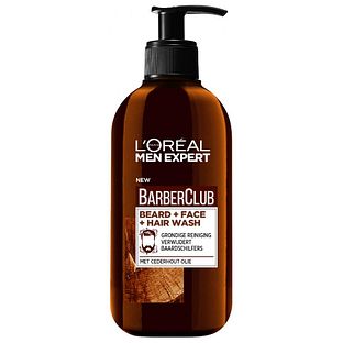L'Oréal Paris Men Expert BarberClub Baard, Gezicht & Haar Wash 200ML