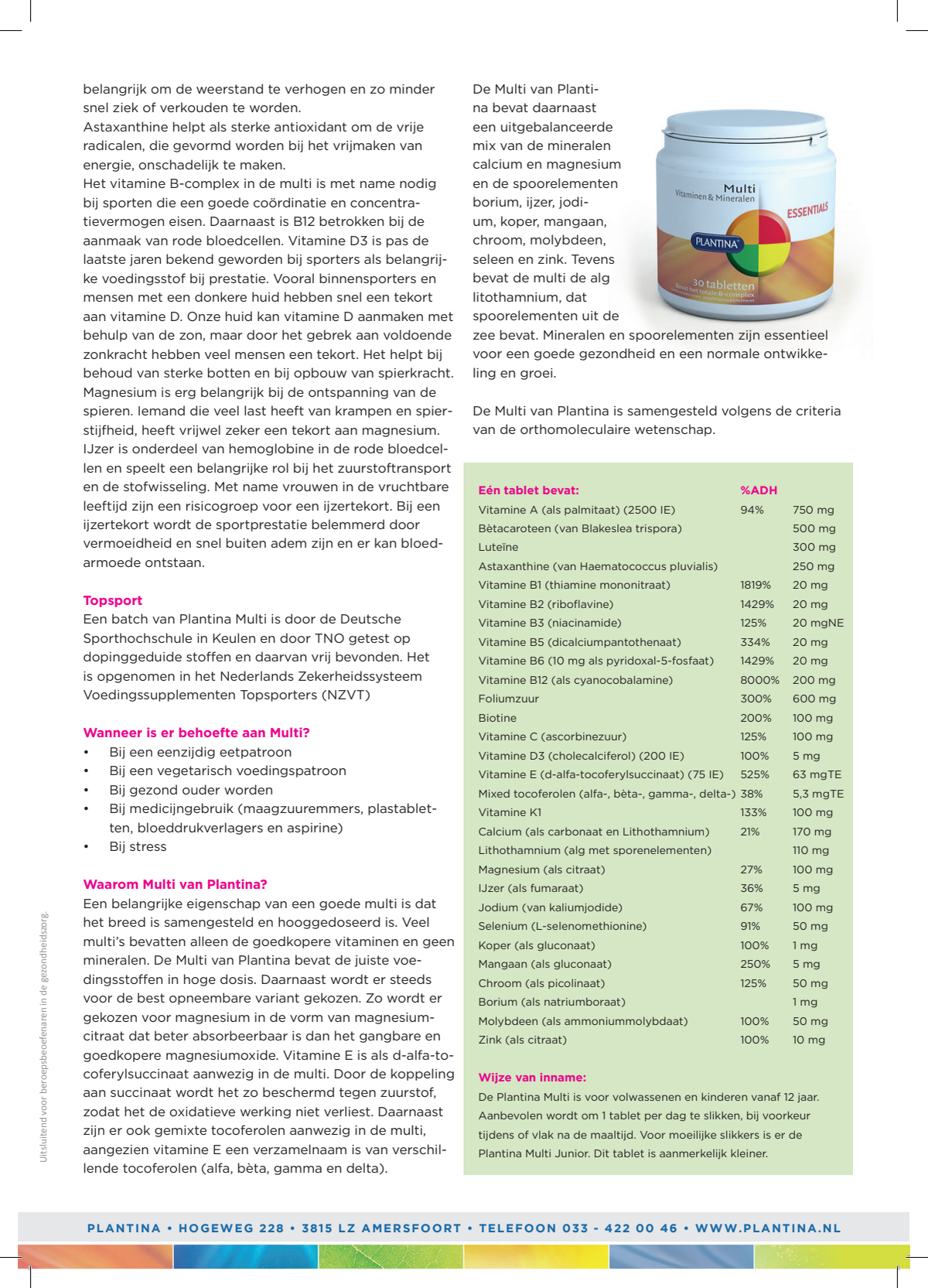 Essentials Multi Tabletten afbeelding van document #2, research