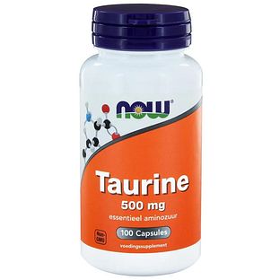 NOW Taurine 500mg Vegicaps 100ST