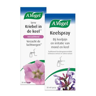A.Vogel Keelspray 30ML + Spray Kriebel in de Keel 30ML Combiverpakking 2ST
