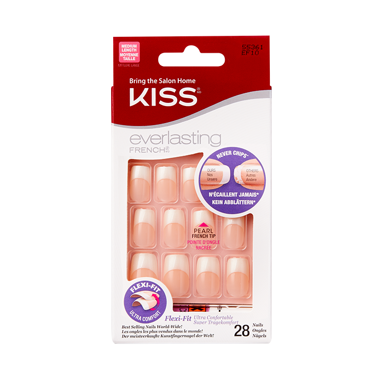 Kiss Everlasting French Nail Kit Pearl - Medium afbeelding
