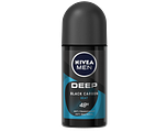 Nivea Men Deep Black Carbon Beat Anti-Transpirant Roller 50ML Nivea Men Deep Black Carbon Beat Anti-Transpirant Roller 50ML