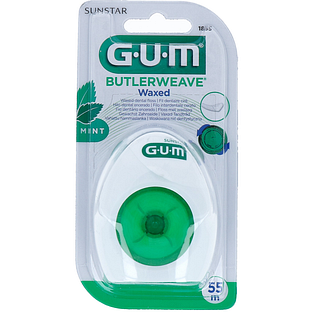 GUM Butlerweave Floss Waxed 1ST