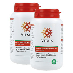 Vitals Ultra Pure EPA/DHA 1000mg 2x60SG