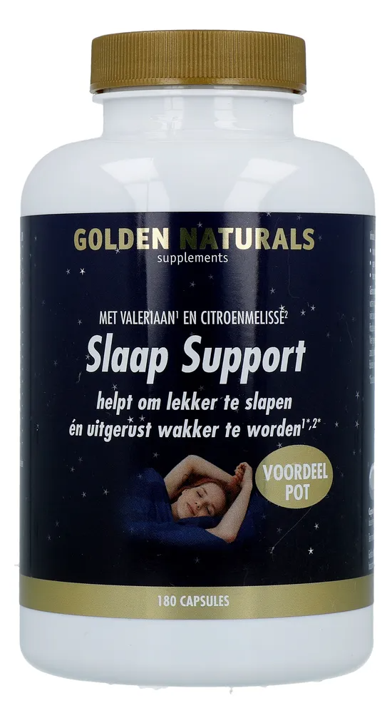 Golden Naturals Slaap Support Capsules 180CP