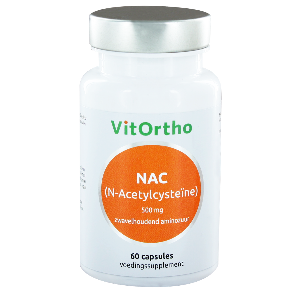 VitOrtho Nac 500mg Capsules 60st afbeelding