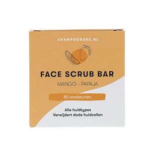 Shampoo Bars Gezichtsscrub Mango en Papaja 60GR