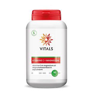 Vitals Vitamine C + Magnesium Capsules 90CP Vitals Vitamine C + Magnesium Capsules 90CP