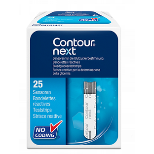 Bayer Contour Next Gluco Test Strips 25ST