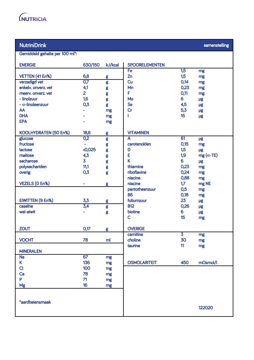 NutriniDrink Aardbei afbeelding van document #1, info_folder